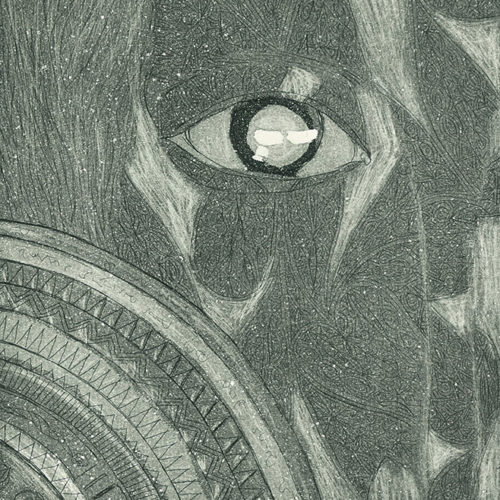 天照大御神と鏡〜天の岩屋隠れより〜（Darkness）